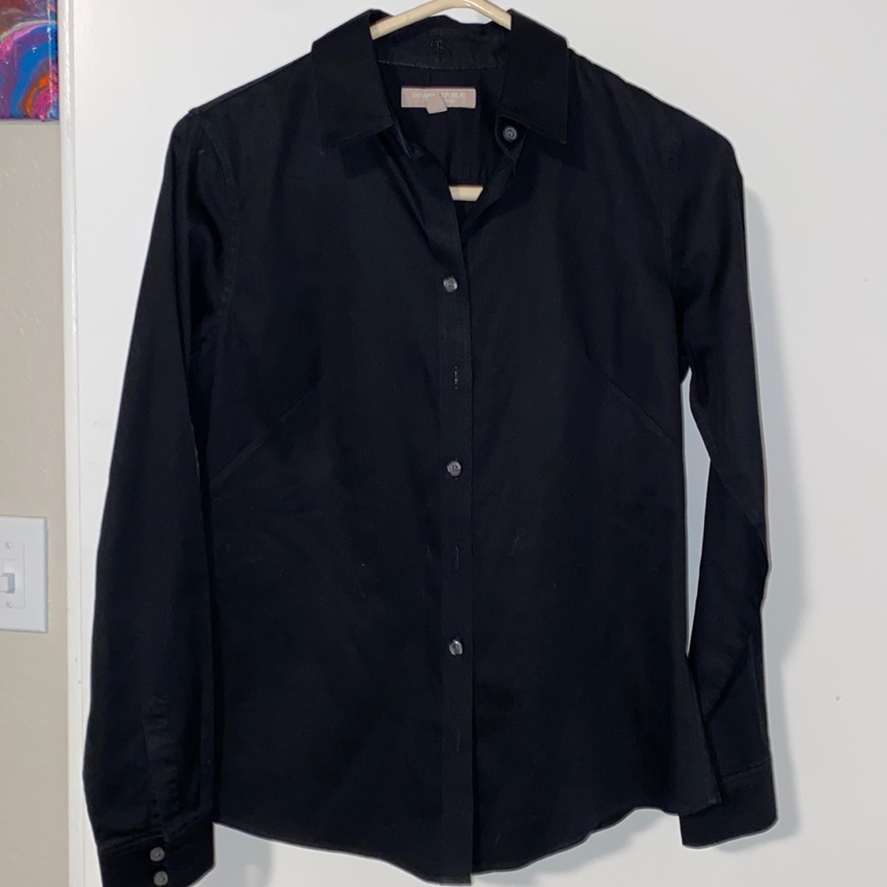 NWOT Banana Republic Long Sleeve Button Up Shirt
